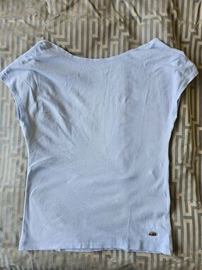 Pale Blue Women's Open Back Tank Top
